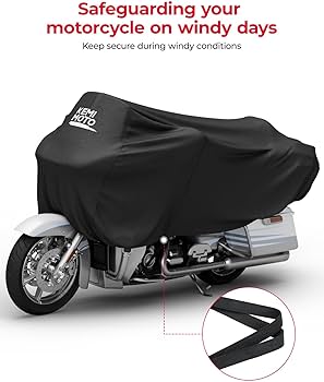 Amazon.com: KEMIMOTO Motorcycle Cover Half Cover Compatible with